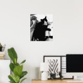 Wäschekatze Poster (Heimbüro)