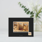 Wäschekatze Postkarte (Stehend Vorderseite)