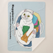 Wäschekatze Sherpadecke (Vorderseite)