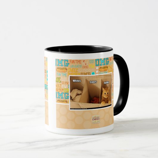 Wäschekatze Tasse (VorderseiteRechts)