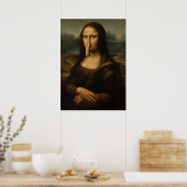 Wäscheklammer Mona Lisa Poster (Küche)