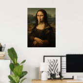 Wäscheklammer Mona Lisa Poster (Heimbüro)