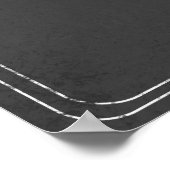 Wäschekonzept So frisch so sauber Poster (Ecke)