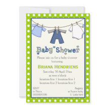 Wäscheleine Babydusche personalisiert