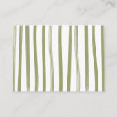 Wäscheleine Faltkarte für Windeln Begleitkarte (Rückseite)