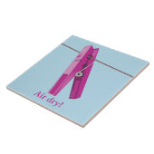 Wäscheleine Fliese (Seite)