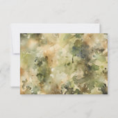 Wäscheleine für die Jagd Windeln Einladung (Rückseite)