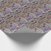 Wäscheleine in Venedig, Italien Geschenkpapier (Ecke)