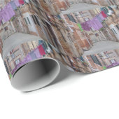 Wäscheleine in Venedig, Italien Geschenkpapier (Rolleneckpunkt)