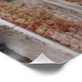 Wäscheleine in Venedig, Italien Poster (Ecke)