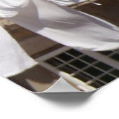 Wäscheleine, Italien-Poster-Papier (Matte) Poster (Ecke)