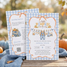 Wäscheleine Kleiner Kürbis Herbst-Baby-Party