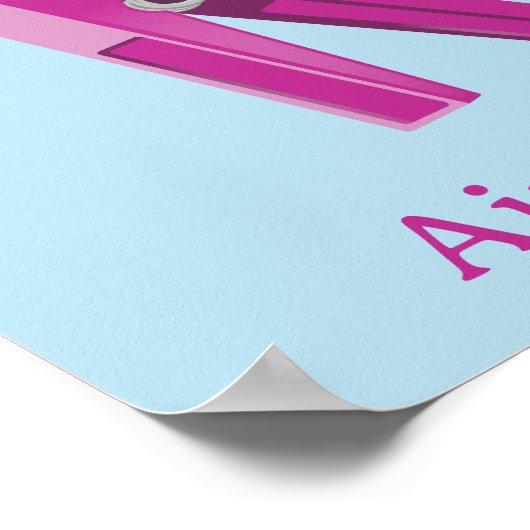 Wäscheleine Poster (Ecke)