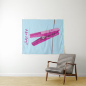 Wäscheleine Wandteppich (Beispiel (Horizontal))