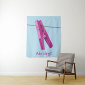 Wäscheleine Wandteppich (Beispiel)