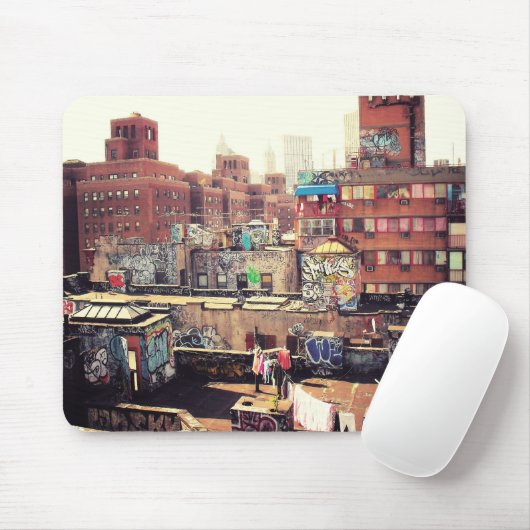 Wäscheleinen und Graffiti Mousepad (Mit Mouse)