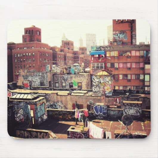 Wäscheleinen und Graffiti Mousepad (Vorne)