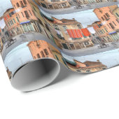 Wäschelinien am Campo Ruga Geschenkpapier (Rolleneckpunkt)