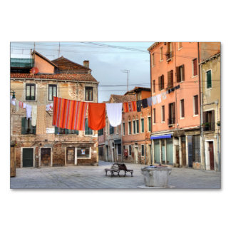 Wäschelinien am Campo Ruga Tischnummer