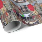 Wäschelinien in Venedig Geschenkpapier (Rolleneckpunkt)