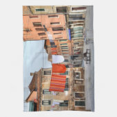 Wäschelinien in Venedig Küchentuch (Vertikal)