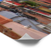 Wäschelinien in Venedig Poster (Ecke)