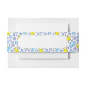 Wäschemuster Einladungsbanderole (Vorderseite Beispiel)