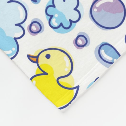 Wäschemuster Fleecedecke (Ecke)