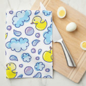 Wäschemuster Geschirrtuch (Viertel Falte)