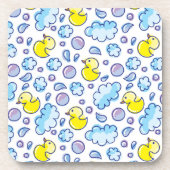 Wäschemuster Getränkeuntersetzer (Vorderseite)