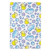 Wäschemuster Mini Klemmbrett (Rückseite)