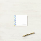 Wäschemuster Post-it Klebezettel (Auf Schreibtisch)