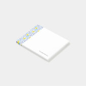 Wäschemuster Post-it Klebezettel (angewinkelt)