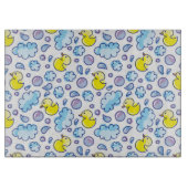 Wäschemuster Schneidebrett (Vorderseite)