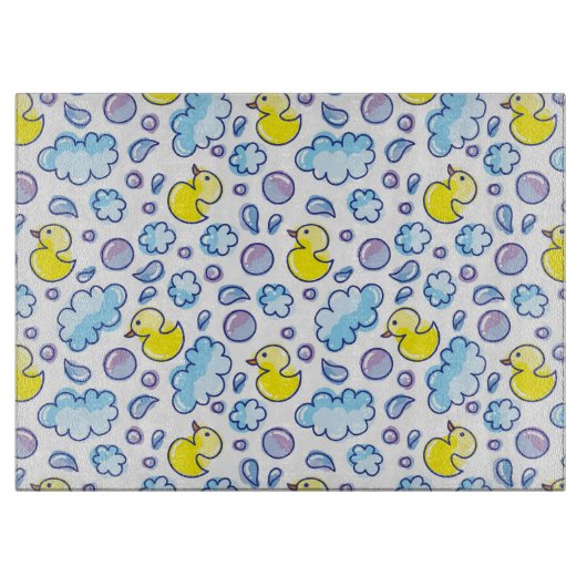 Wäschemuster Schneidebrett (Vorderseite)