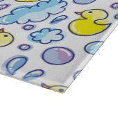 Wäschemuster Schneidebrett (Ecke)