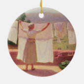 Waschen im Sun Keramikornament (Hinten)