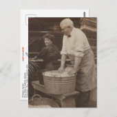 Waschen in Ragtime Postkarte (Vorne/Hinten)