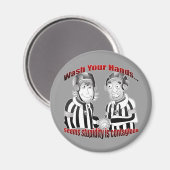 Waschen Sie Ihr Handmagazin Magnet (Vorderseite/Rückseite)