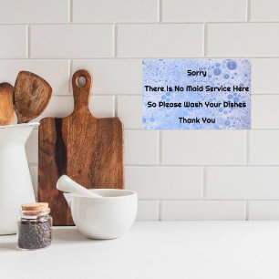 Waschen Sie Ihre Geschirr Poster