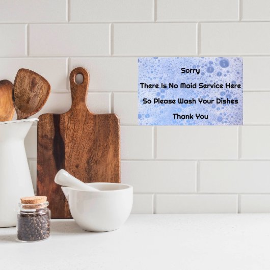 Waschen Sie Ihre Geschirr Poster