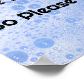 Waschen Sie Ihre Geschirr Poster (Ecke)