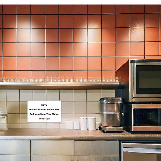 Waschen Sie Ihre Geschirr weiß Poster
