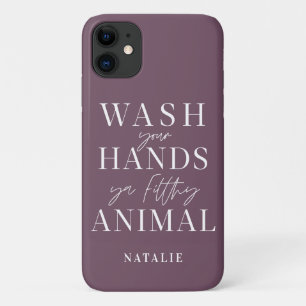Waschen Sie Ihre Hände, ein filigranes Tier lusti Case-Mate iPhone Hülle