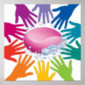 WASCHEN SIE IHRE HÄNDE POSTER (Vorne)