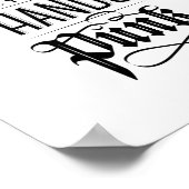 Waschen Sie Ihre Hände Punk - Schwarz Poster (Ecke)