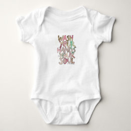 Waschen Sie Ihre Hände und Ihr Soul Baby Bodysuit Baby Strampler