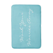 Waschen Sie Ihre Sorgen weg Bath Matt Badematte (Vorderseite Vertikal)