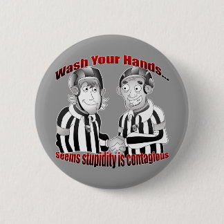 Waschen Sie Ihren Handknopf Button