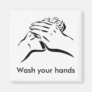 Waschen Sie Ihren Handmagneten Magnet